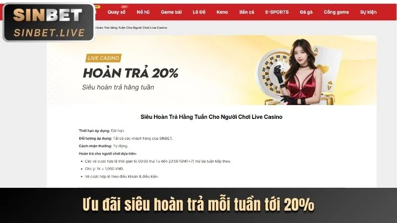 Thưởng nạp lại hàng ngày mv88
